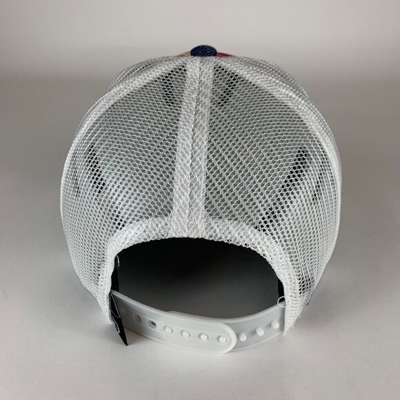 Ariat Unisex Multicolor White Snapback Trucker Hat - Picture 3 of 5